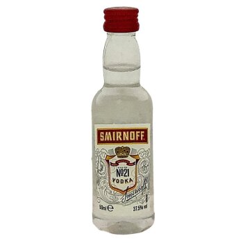 Smirnoff Vodka 50ml MINI Red Label  37,5% Vol.