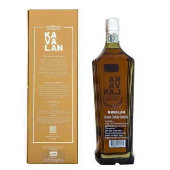 Kavalan Distillery Select No. 1 + Box  700ml 40 % Vol.