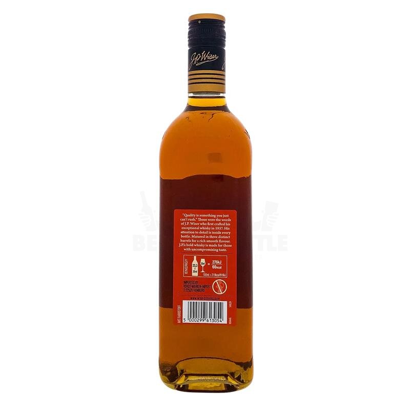 J.P. Wisers Canadian Whisky 10 Years Triple Barrel 700ml 40% Vol.