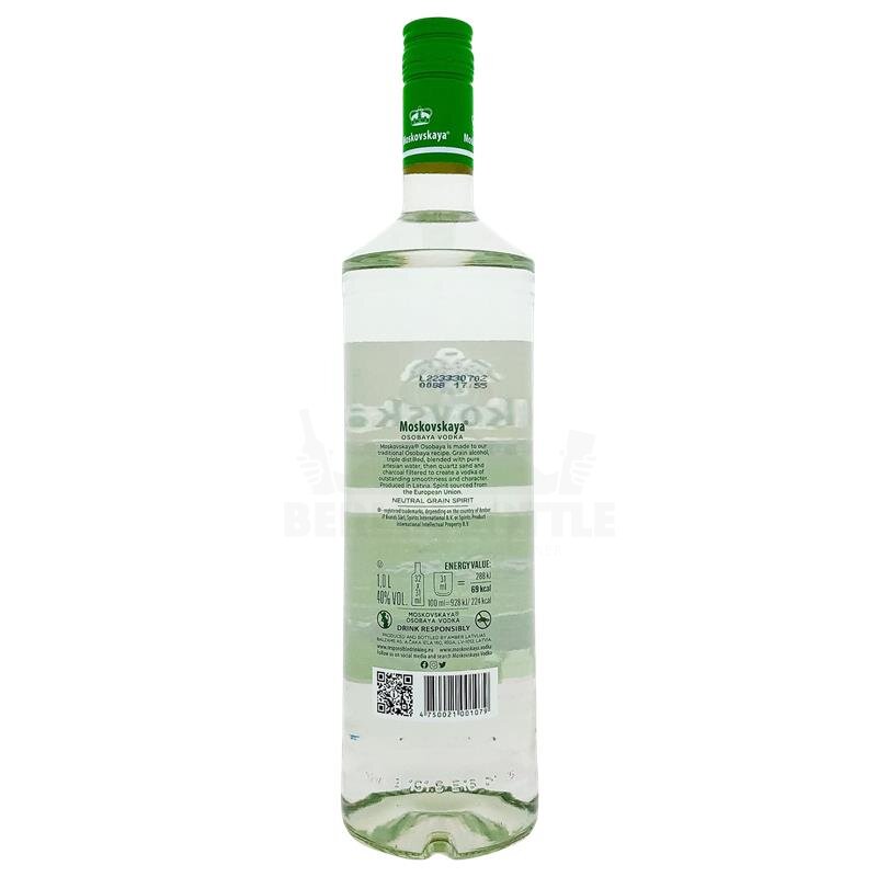 Moskovskaya Vodka 1000ml 40% Vol.