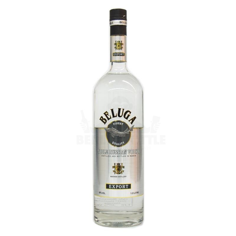 Beluga Export Noble Russian Vodka 1000ml 40% Vol.