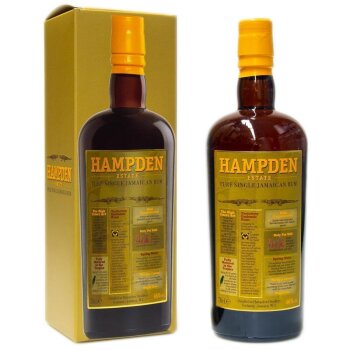 Hampden Pure Single Jamaican Rum 8 YO + Box 700ml 46% Vol.