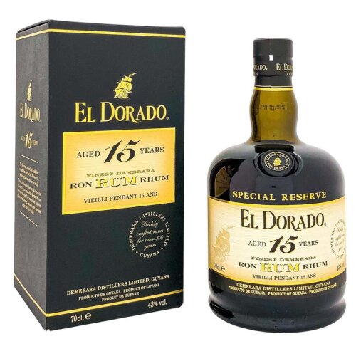 El Dorado Special Reserve 15 Years + Box 700ml 43% Vol.