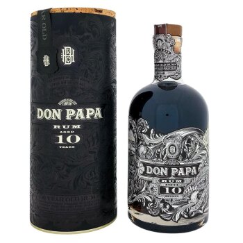 Don Papa 10 YO Rum + Box 700ml 43% Vol.