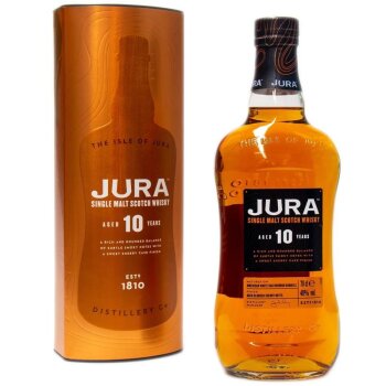 Jura 10 Years Olorosso Sherry Butts + Box 700ml 40% Vol.