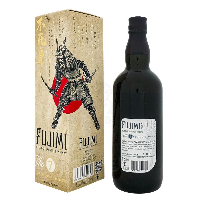 Fujimi The 7 Virtues Blended Japanese Whisky + Box 700ml 40% Vol.