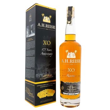 A.H. Riise XO Reserve 175 Years Rum + GB 700ml 42% Vol.