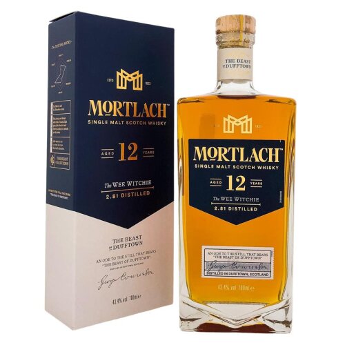 Mortlach 12 Years + Box 700ml 43,4% Vol.