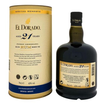El Dorado Special Reserve 21 Years + Box 700ml 43% Vol.