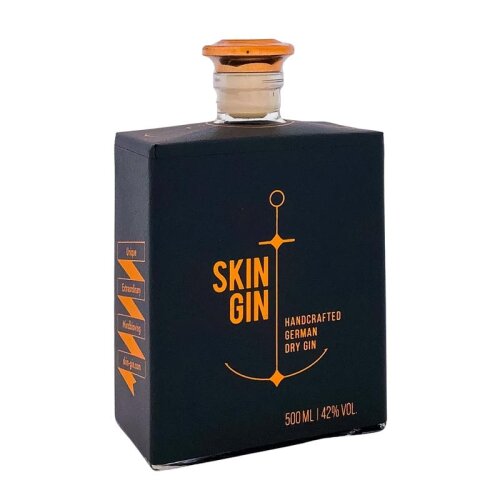 Skin Gin Anthrazite Edition / Schwarz 500ml 42% Vol.