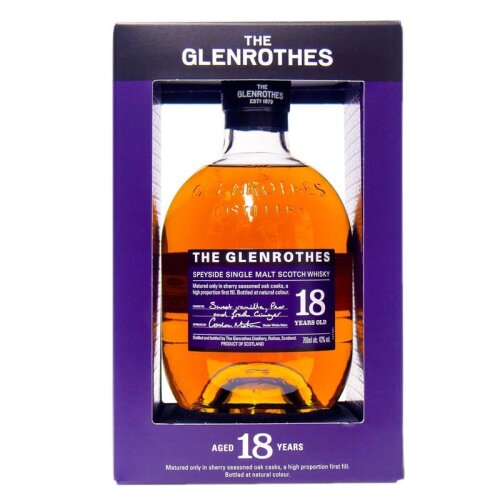 Glenrothes 18 Years + Box (lila) 700ml 43% Vol.