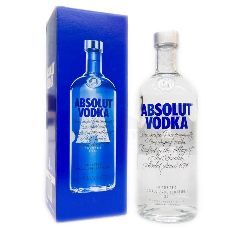 Absolut Vodka Blue hier online kaufen bei BerlinBottle, 95,29 €