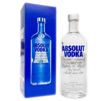Absolut Vodka Blue + Box 3000ml 40% Vol.