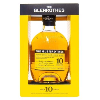 Glenrothes 10 Years + Box (gelb) 700ml 40% Vol.