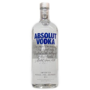 Absolut Vodka Blue + Box 4500ml 40% Vol.