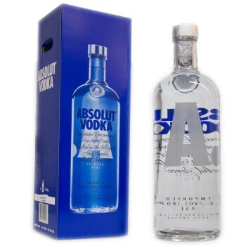 Absolut Vodka Blue + Box 4500ml 40% Vol.