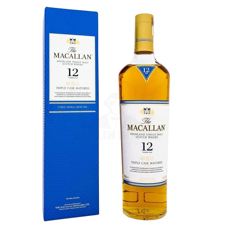 Macallan 12 Years Triple Cask + Box 700ml 40% Vol.