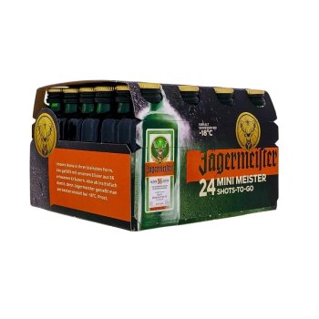 Jägermeister MINI Shots to go 24 x 20ml 35% Vol.