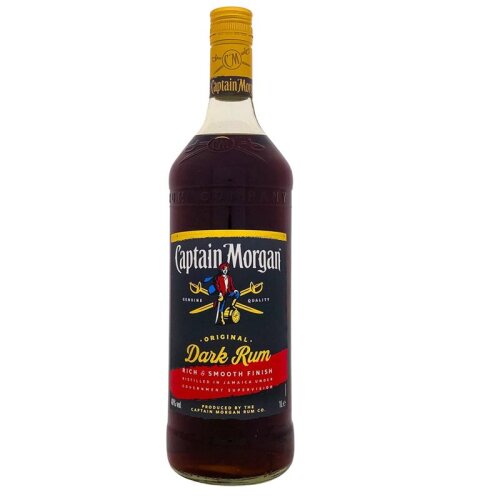 Captain Morgan Jamaica Dark Rum 1000ml 40% Vol.