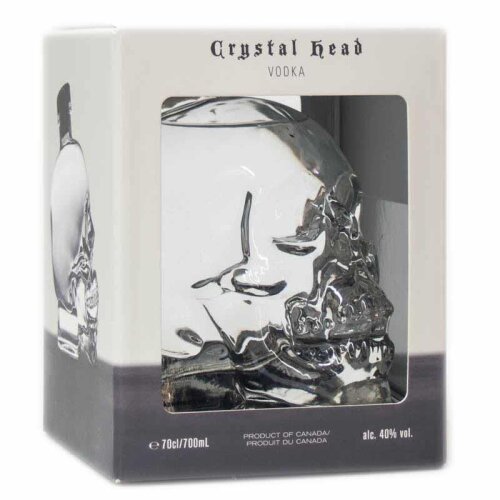 Crystal Head Vodka + new Box 700ml 40% Vol.