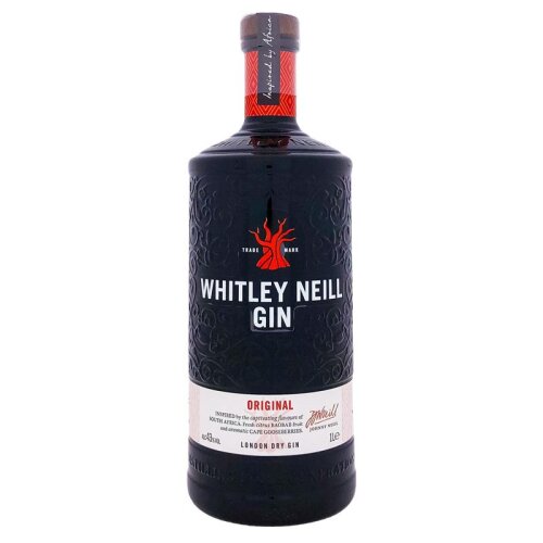 Whitley Neill London Dry Gin No. 10 1000ml 43% Vol.
