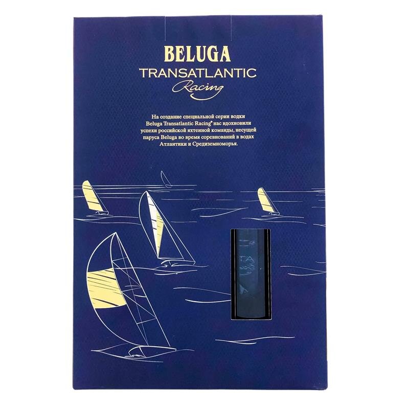 Beluga Transatlantic Racing + Box mit Glas 700ml 40% Vol.