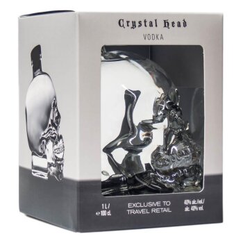 Crystal Head Vodka + new Box 1000ml 40% Vol.