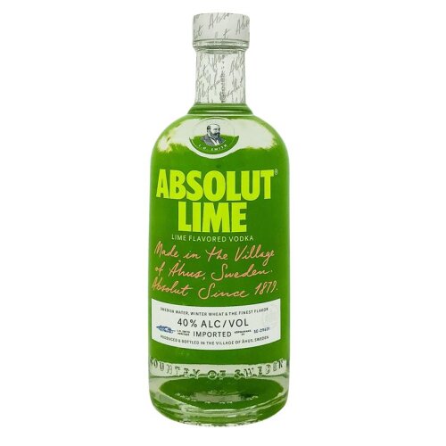 Absolut Vodka Lime 700ml 40% Vol.