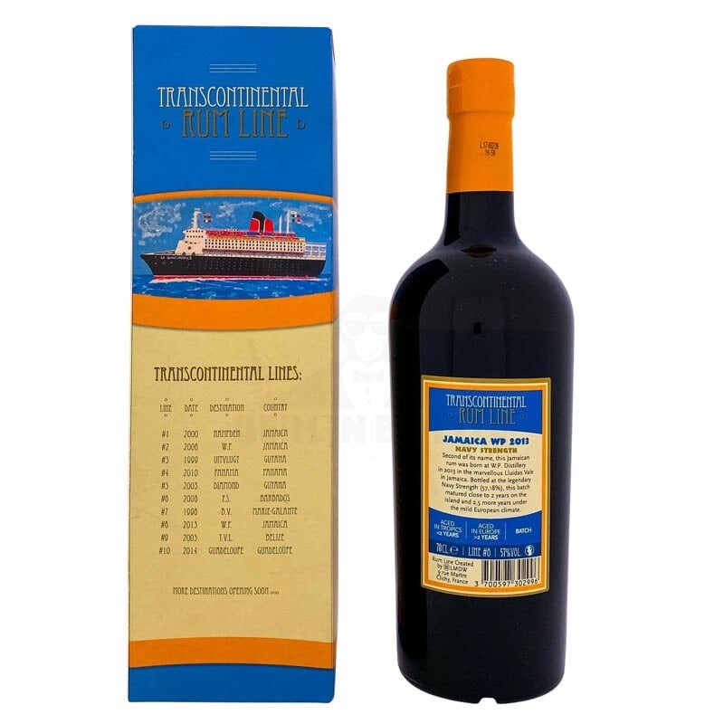 Transcontinental Rum Line - Jamaica Worthy Park 2013 Navy + Box 700ml 57,0% Vol.