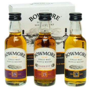 Bowmore Mini Collection + Box 3 x 50ml 42% Vol.