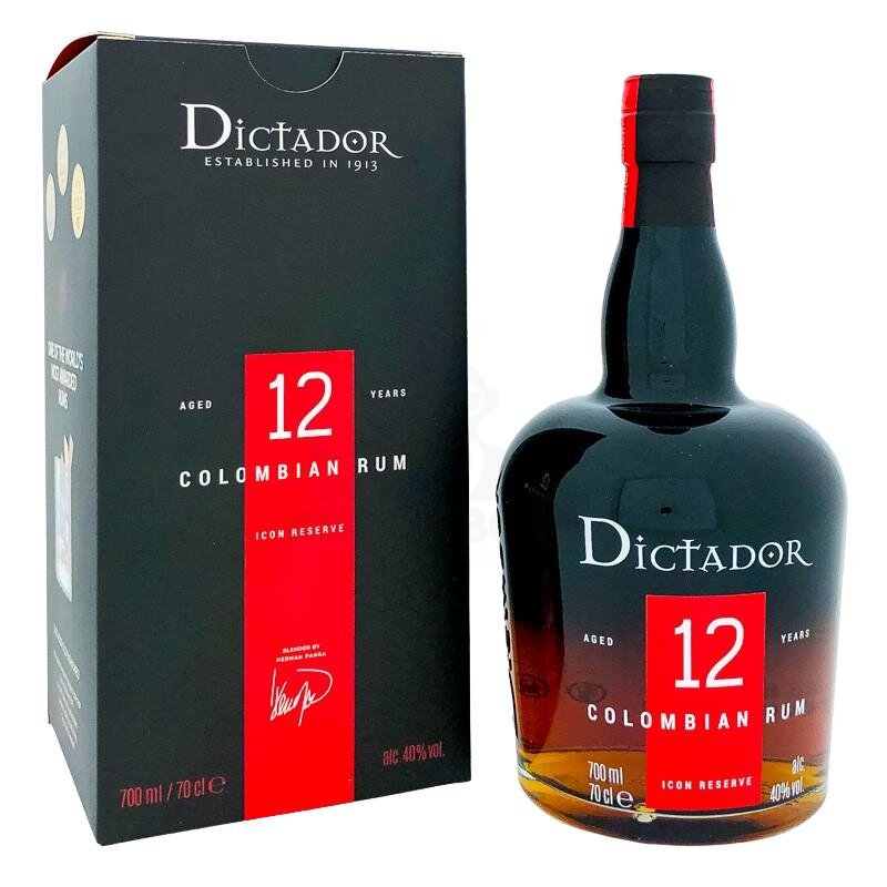 Dictador 12 Years Icon Reserve + Box 700ml 40% Vol.