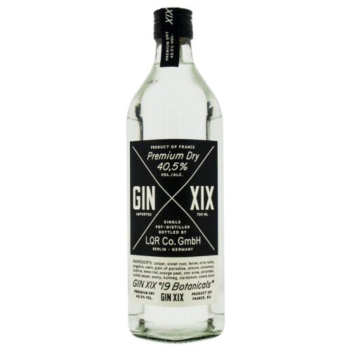XIX Dry Gin 700ml 40,5% Vol.