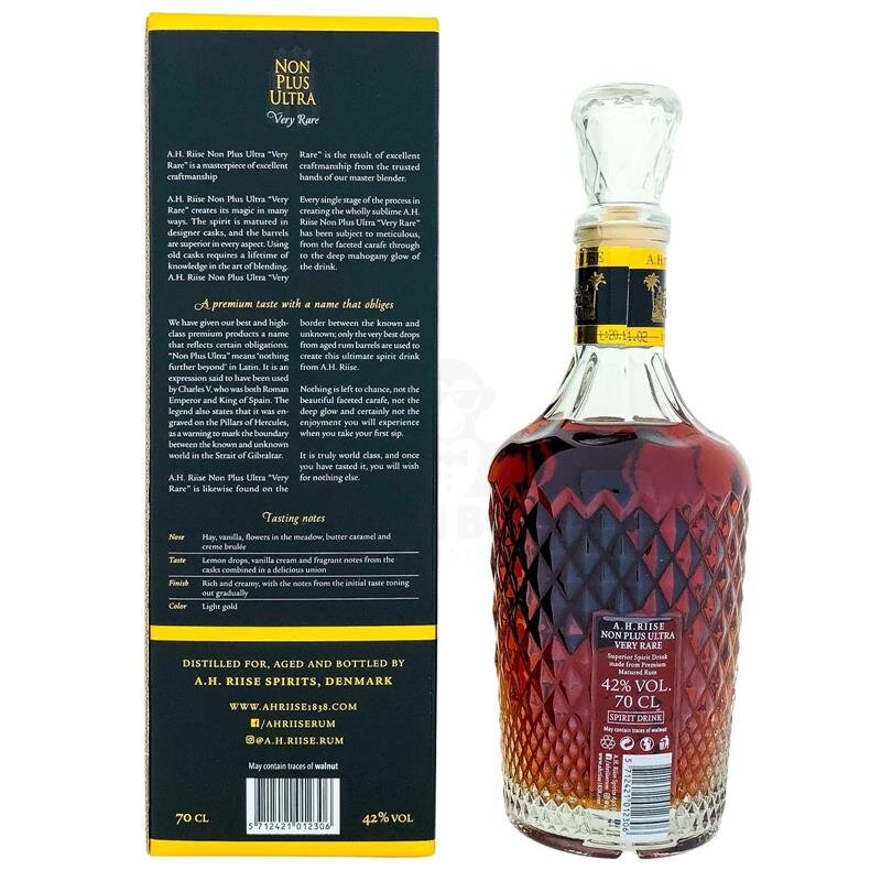 A.H. Riise Non Plus Ultra Premium Exklusiver Rum, – € Very Rare 73,99