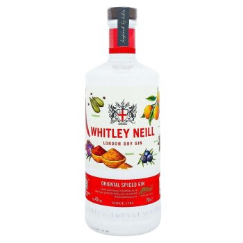 Whitley Neill Oriental Spiced 700ml 43% Vol.