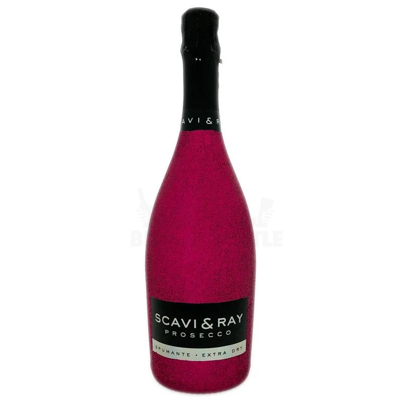 SCAVI & RAY Prosecco Spumante Glitzer Look Pink 750ml 11% Vol.