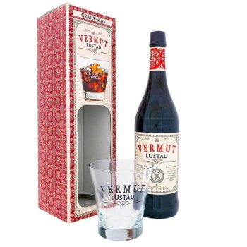 Lustau Vermut Red + Box mit Glas 750ml 15 % Vol.