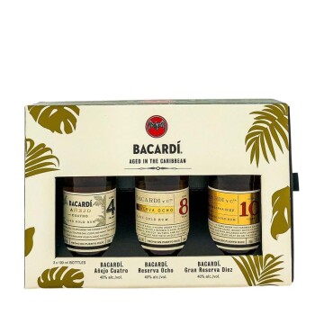 Bacardi Premium Discovery Set 3 x 100ml 40% Vol.