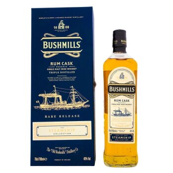 Bushmills Steamship Rum Cask  + Box 700ml 40% Vol.