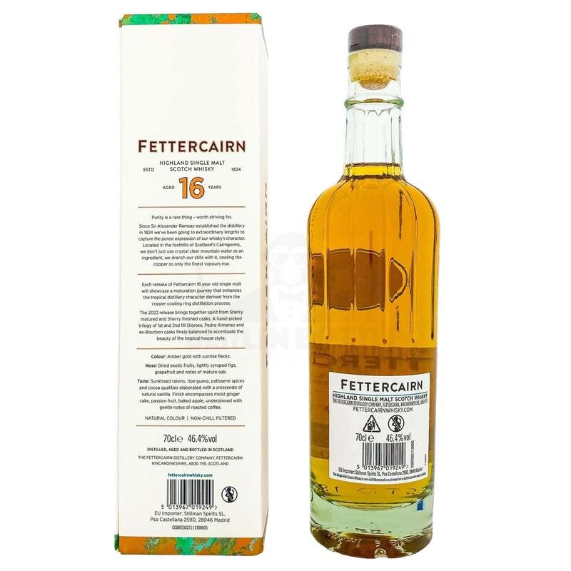 Fettercairn 16 Years 3rd Release 2022 + Box 700ml 46,4% Vol.