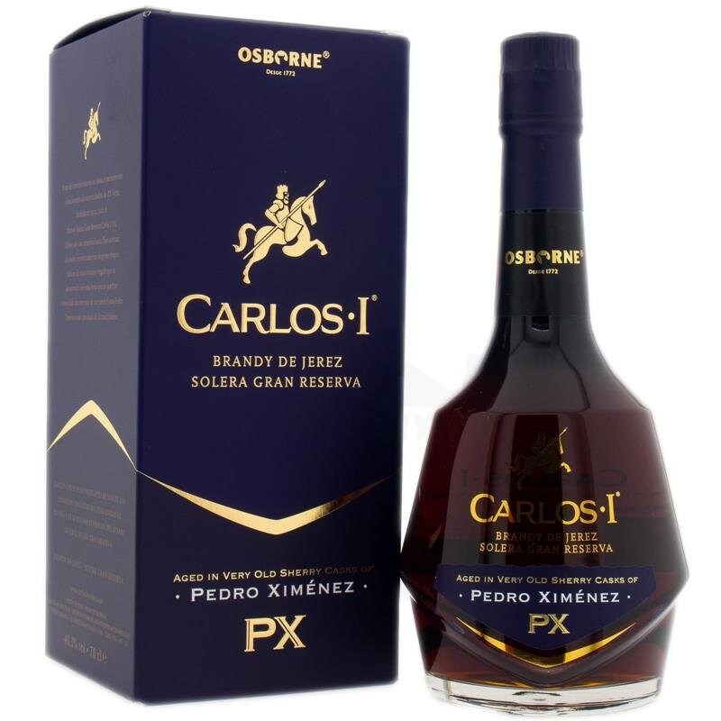 Carlos I Pedro Ximenez Brandy + Box 700ml 40,3% Vol.