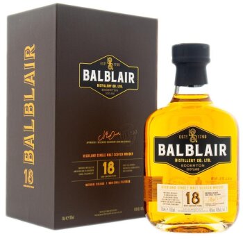 Balblair 18 Years Single Malt + Box 700ml 46% Vol.