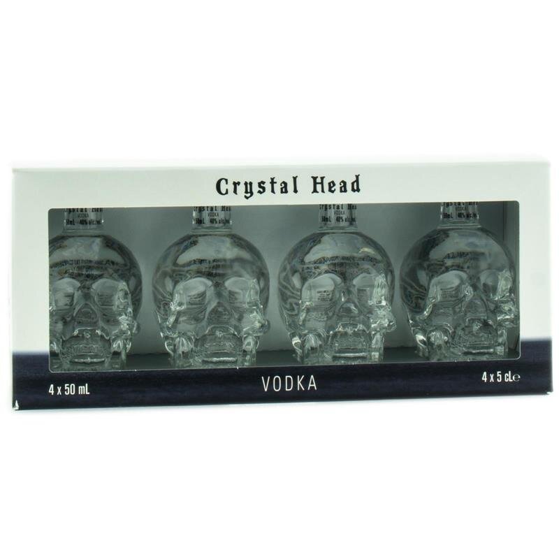 Crystal Head Vodka 4x 50ml 40% Vol.