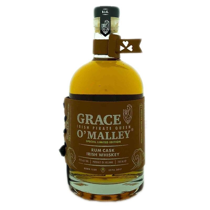 Grace O'Malley Rum Cask Irish Whiskey 700ml 42% Vol.