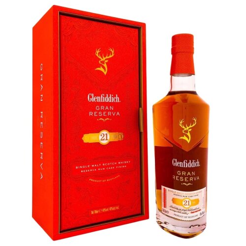 Glenfiddich 21 Years Gran Reserva + Box 700ml 40% Vol.