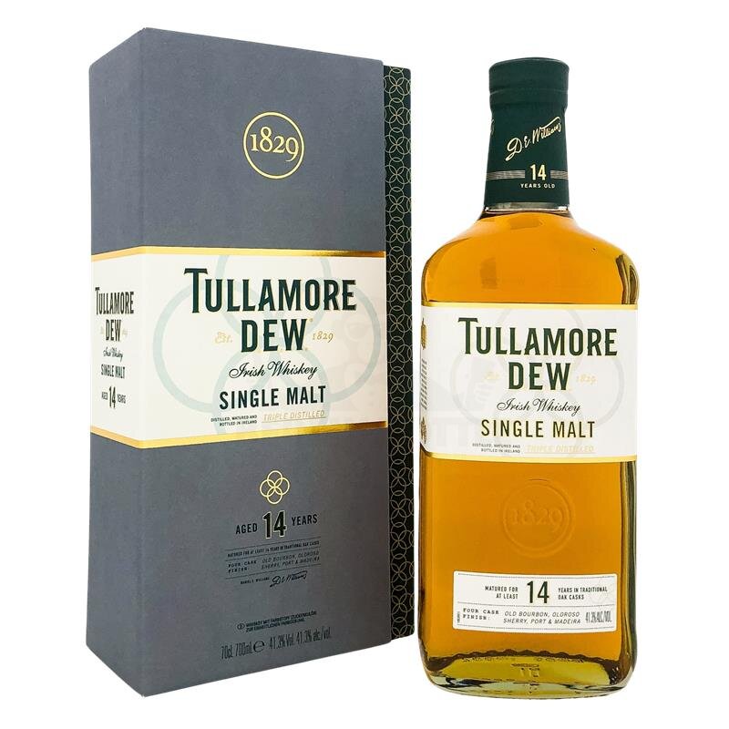 Tullamore D.E.W. 14 Years + Box 700ml 41,3% Vol.
