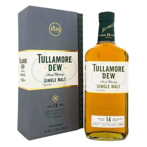 Tullamore D.E.W. 14 Years + Box 700ml 41,3% Vol.