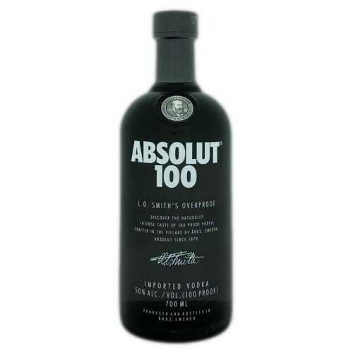 Absolut Vodka Black 100 700ml 50% Vol.