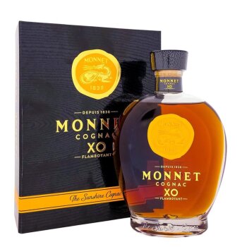 Monnet Cognac Flamboyant XO + Box 700ml 40% Vol.