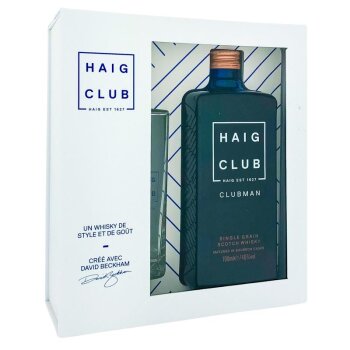 Haig Club Clubman + Box mit Glas 700ml 40% Vol.