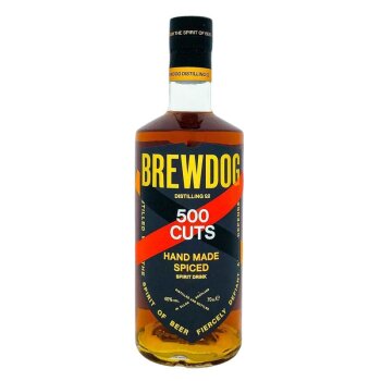 BrewDog 500 Cuts Spiced Spirit Drink 700ml 40% Vol.